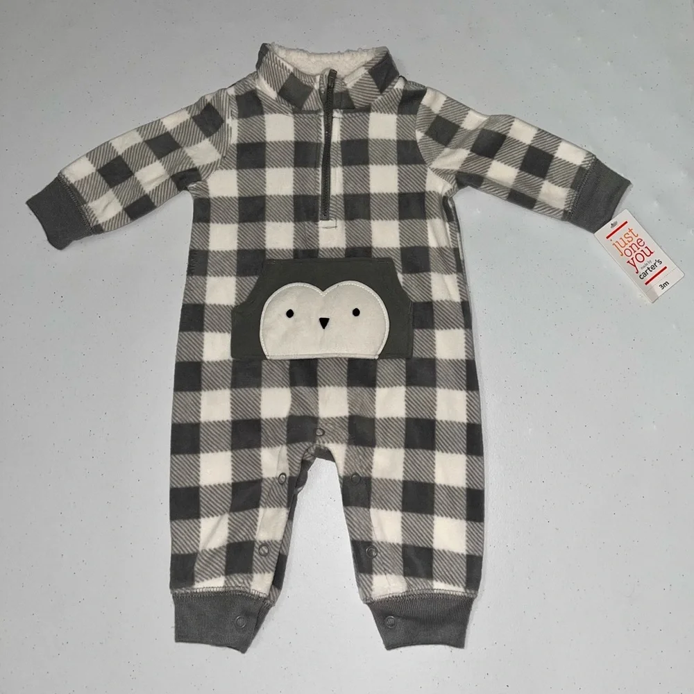 NWT Carter’s Fleece Unisex Onesie